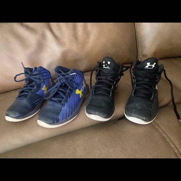 BOYS UA SNEAKERS / 2 PAIRS - Picture 1 of 3